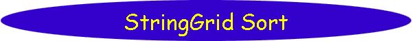 StringGrid Sort